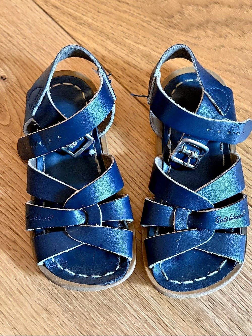 Salt Water Original Blue Sandals